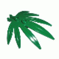 Part 30239 Green Plant Leaves 6 x 5 Swordleaf with Clip 
